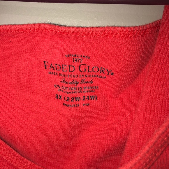 4/$35 Faded glory tank top - Picture 2 of 2
